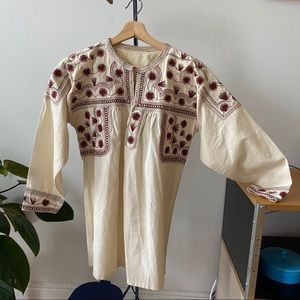 Vintage Ukrainian embroidered shirt Vyshyvanka